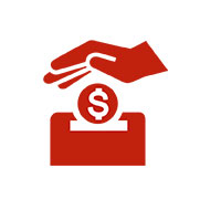 Fundraise icon Fundraise icon