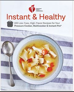 Instant Healthy cookbook cover Instant Healthy cookbook cover